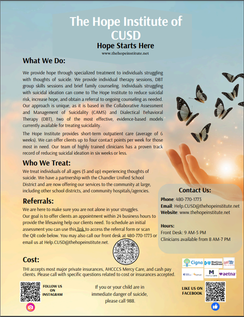 Hope Institute CUSD